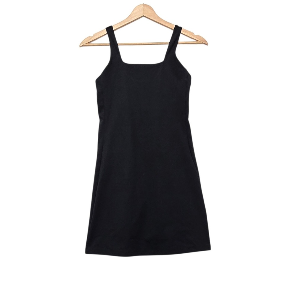 Girlfriend Collective Black Active Exercise Dress with Built-in Shorts Womens XS